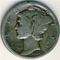 США 1 дайм (10 центов) 1935 год