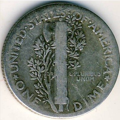 США 1 дайм (10 центов) 1935 год