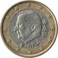 Бельгия 1 евро 2011 год