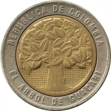 Колумбия 500 песо 1995 год