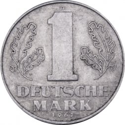ГДР 1 марка 1962 год
