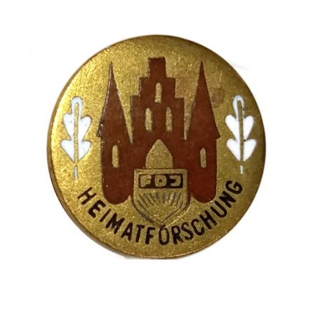 Значок FDJ Heimatforschung (Краеведческие исследования) ГДР, тяжелый
