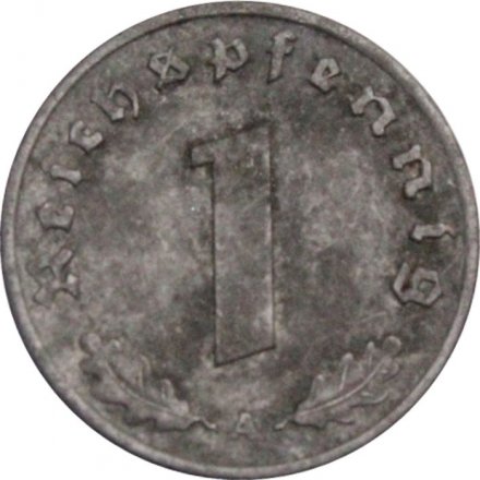 Третий Рейх 1 рейхспфенниг 1942 год (A)