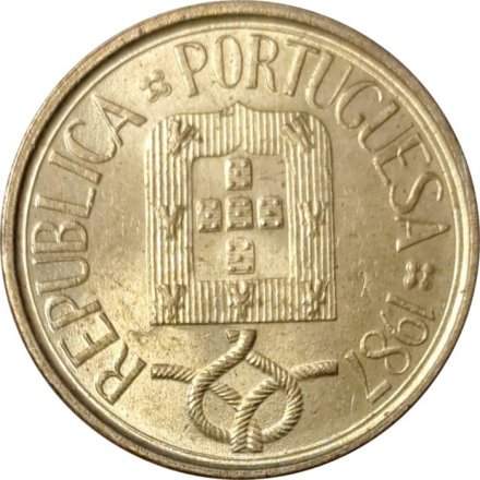 Португалия 1 эскудо 1987 год