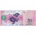 Венесуэла 20 боливаров 2011 год - Луиза Касерес де Арисменди. Черепахи UNC