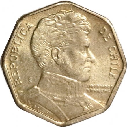 Чили 5 песо 1997 год