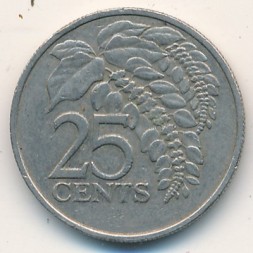 Тринидад и Тобаго 25 центов 1981 год - Чакония