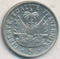 Гаити 5 сантимов 1958 год