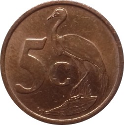 ЮАР 5 центов 2002 год