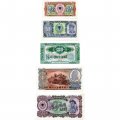  Набор из 5 банкнот Албания 10, 50, 100, 500, 1000 лек 1957 год - UNC