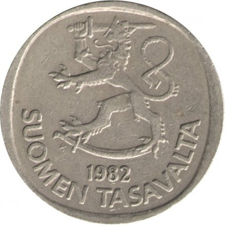 Финляндия 1 марка 1982 год