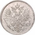 Финляндия 25 пенни 1916 год - XF-