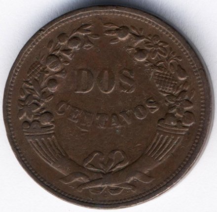 Перу 2 сентаво 1920 год