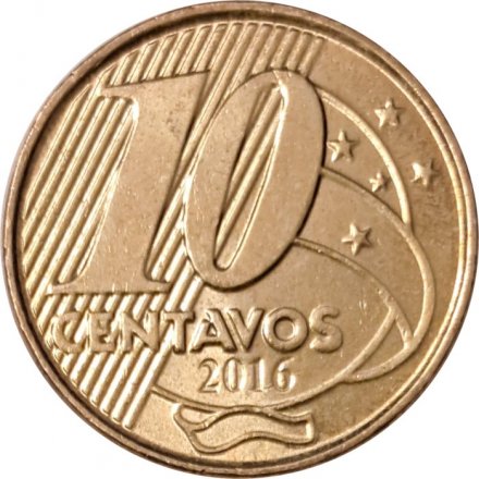 Бразилия 10 сентаво 2016 год