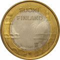 Финляндия 5 евро 2012 год - Исторические регионы Финляндии. Строения - Уусимаа