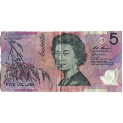 Австралия 5 долларов 1997 год - F