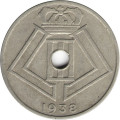 Бельгия 25 сантимов 1938 год BELGIE - BELGIQUE