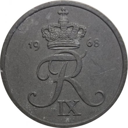 Дания 2 эре 1968 год