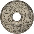 Франция 5 сантимов 1939 год