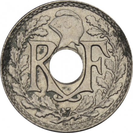 Франция 5 сантимов 1939 год
