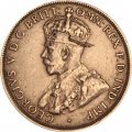 Австралия 1 пенни 1935 год - Король Георг V
