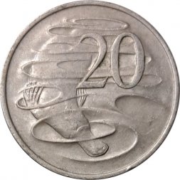 Австралия 20 центов 1978 год - Утконос