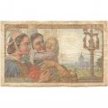 Франция 20 франков 1943 год - проколы, надрыв - F