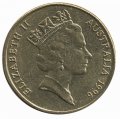 Австралия 1 доллар 1996 год - 100 лет со дня смерти сэра Генри Паркса