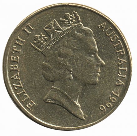 Австралия 1 доллар 1996 год - 100 лет со дня смерти сэра Генри Паркса