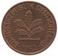 ФРГ 2 пфеннига 1992 год (D)