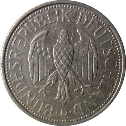 ФРГ 1 марка 1991 год (D)