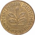 ФРГ 10 пфеннигов 1990 год - D