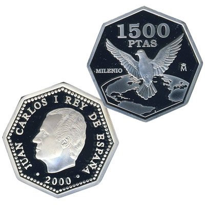 Испания 1500 песет 2000 год