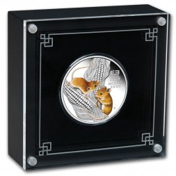 Австралия 1 доллар 2020 год - Год Крысы (цветная)