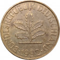 ФРГ 10 пфеннигов 1992 год (F)