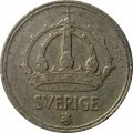 Швеция 10 эре 1947 год (&quot;SVERIGE&quot; на аверсе)