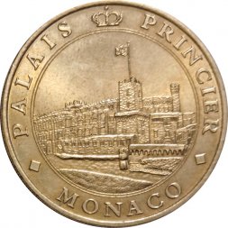 Жетон Monnaie de Paris. Palais Princier Monaco. 2001