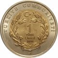 Турция 1 лира 2011 год - Медведь