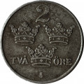 Швеция 2 эре 1945 год - Король Густав V