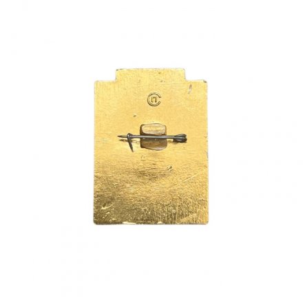 Значок КЗТЗ имени 50-летия СССР. Курский завод тракторных запчастей