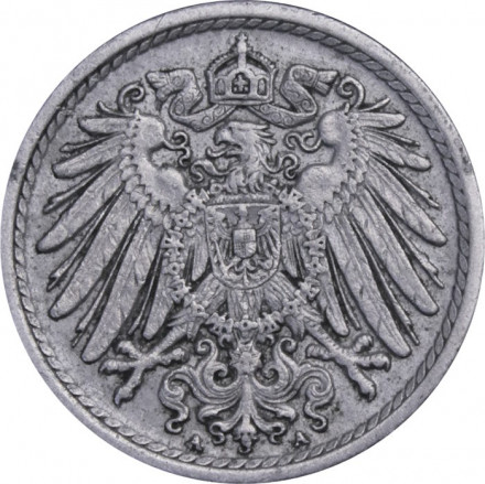 Германия 5 пфеннигов 1914 год (A)