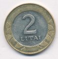 Литва 2 лита 2009 год