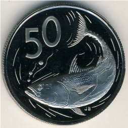 Острова Кука 50 центов 1972 год