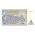 Заир 20 новых заиров 1993 год UNC