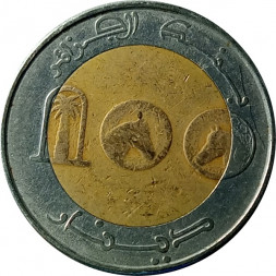 Алжир 100 динаров 1993 год