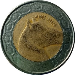 Алжир 100 динаров 1993 год