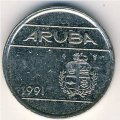 Аруба 5 центов 1991 год