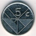 Аруба 5 центов 1991 год