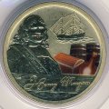 Тувалу 1 доллар 2011 год - Пираты. Генри Морган (цветная эмаль)