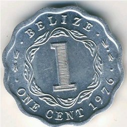 Белиз 1 цент 1976 год